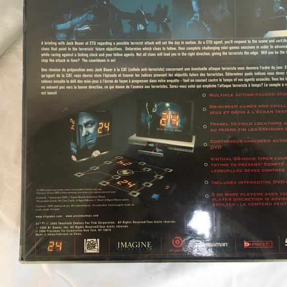 24 DVD BOARD GAME Vintage BRAND NEW FACTORY SEALED NBO NIB Keifer Sutherland - Picture 7 of 7